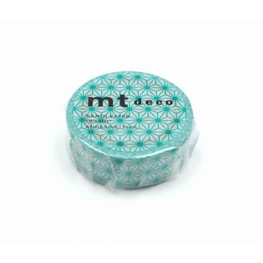 Washi tape with green stars